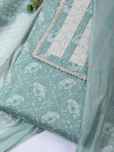 Printed Cotton Blend Unstitched Suit Piece With Dupatta